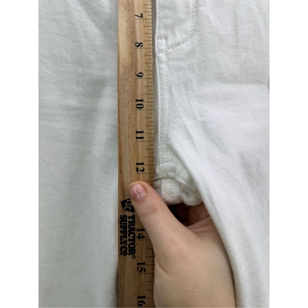 Anthropologie x Pilcro and the Letterpress High-Rise Bootcut Jeans White Size 32 - Picture 10 of 12